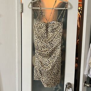 Zara Spotted Strappy Dress